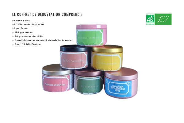 Coffret Dégustation de Thés - Évasion Aromatique